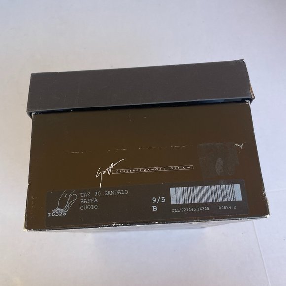 Giuseppe Zanotti Peep Toe Pumps Sz 39 Black/Grey Glitter Fabric Stiletto Heels - Picture 12 of 12